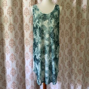 Sperry summer printed jersey tank dress M NWT